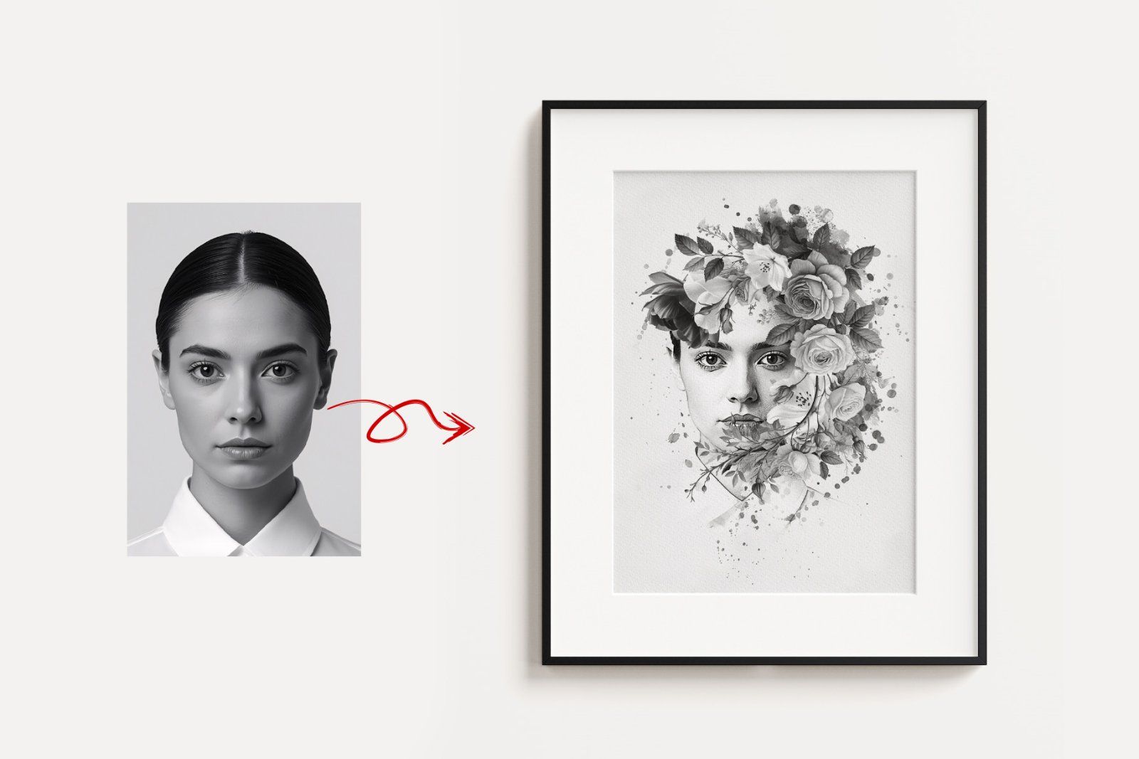 Flower Decoration Photo Template