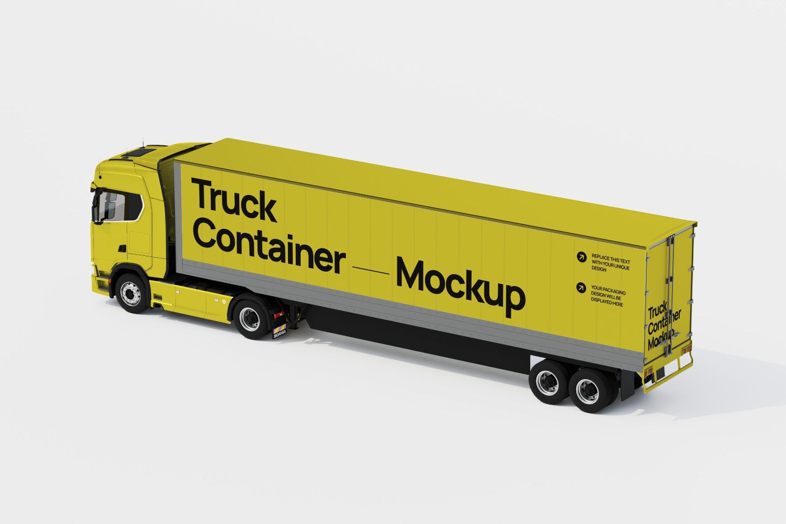 Truck Container Mockup