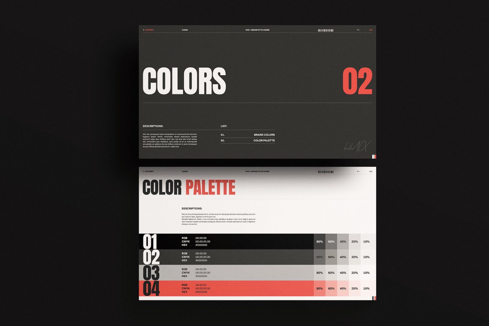 Brand Guidelines Presentation Design Template