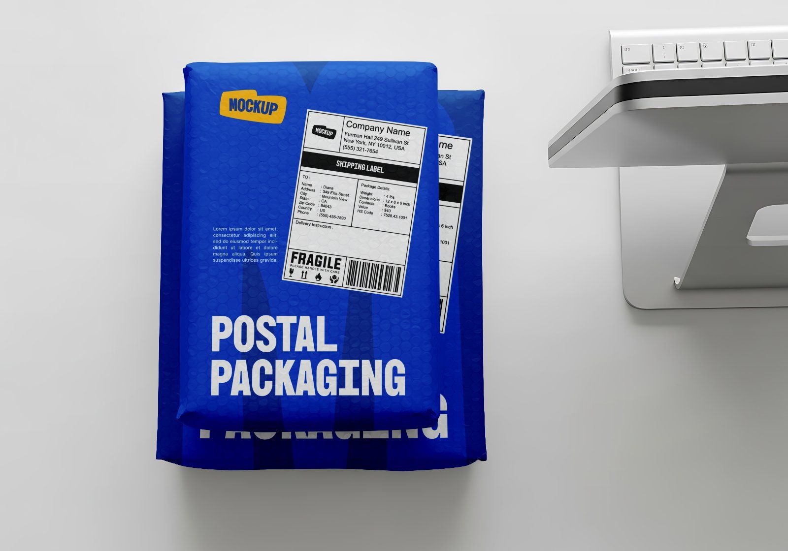 Premium Branding Toys Store Mockup