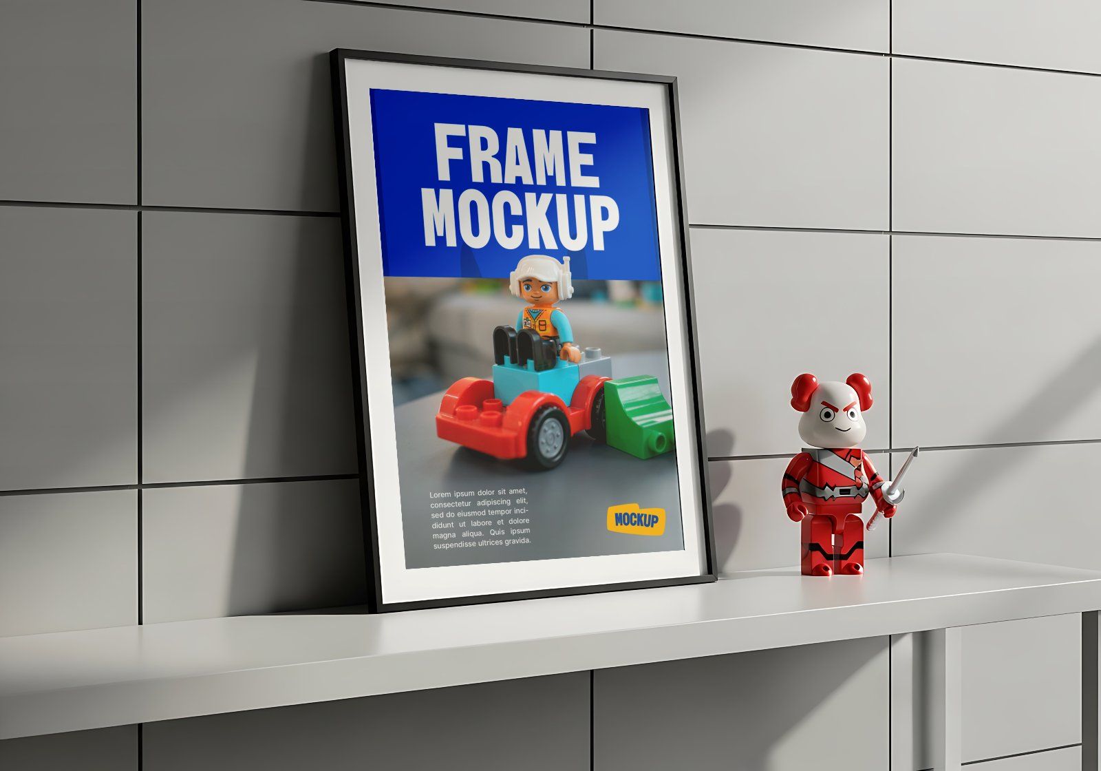 Premium Branding Toys Store Mockup