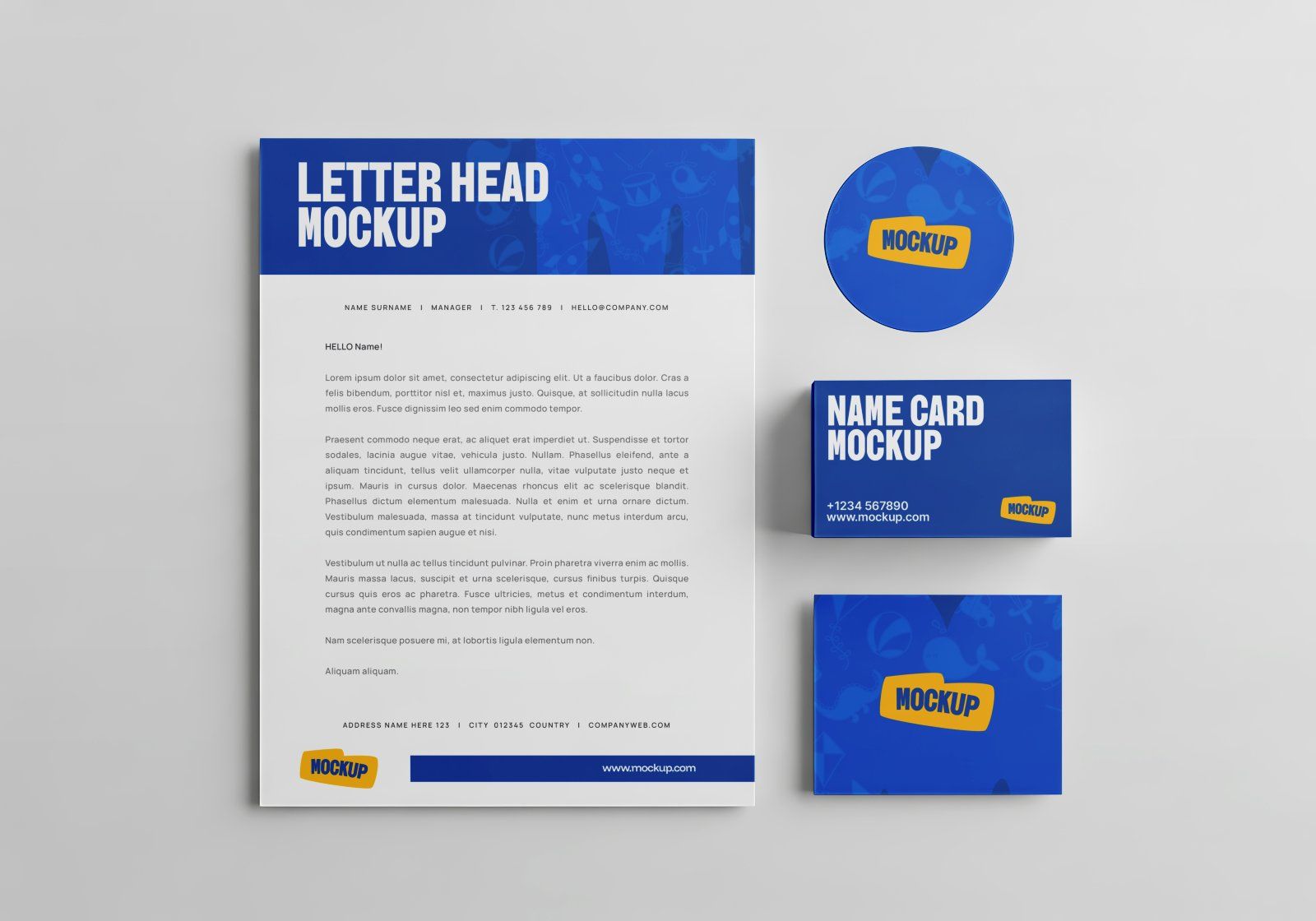 Premium Branding Toys Store Mockup