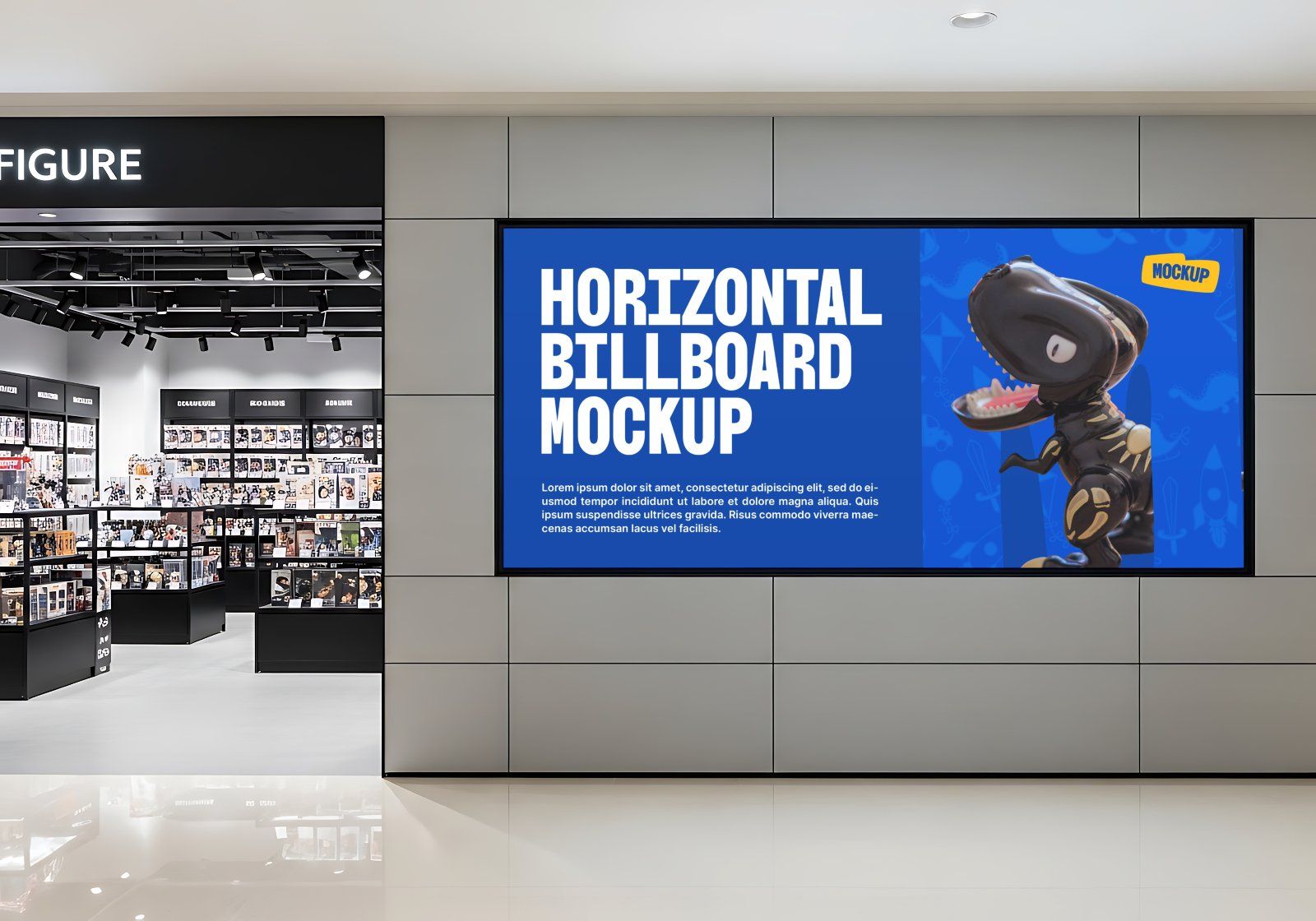 Premium Branding Toys Store Mockup