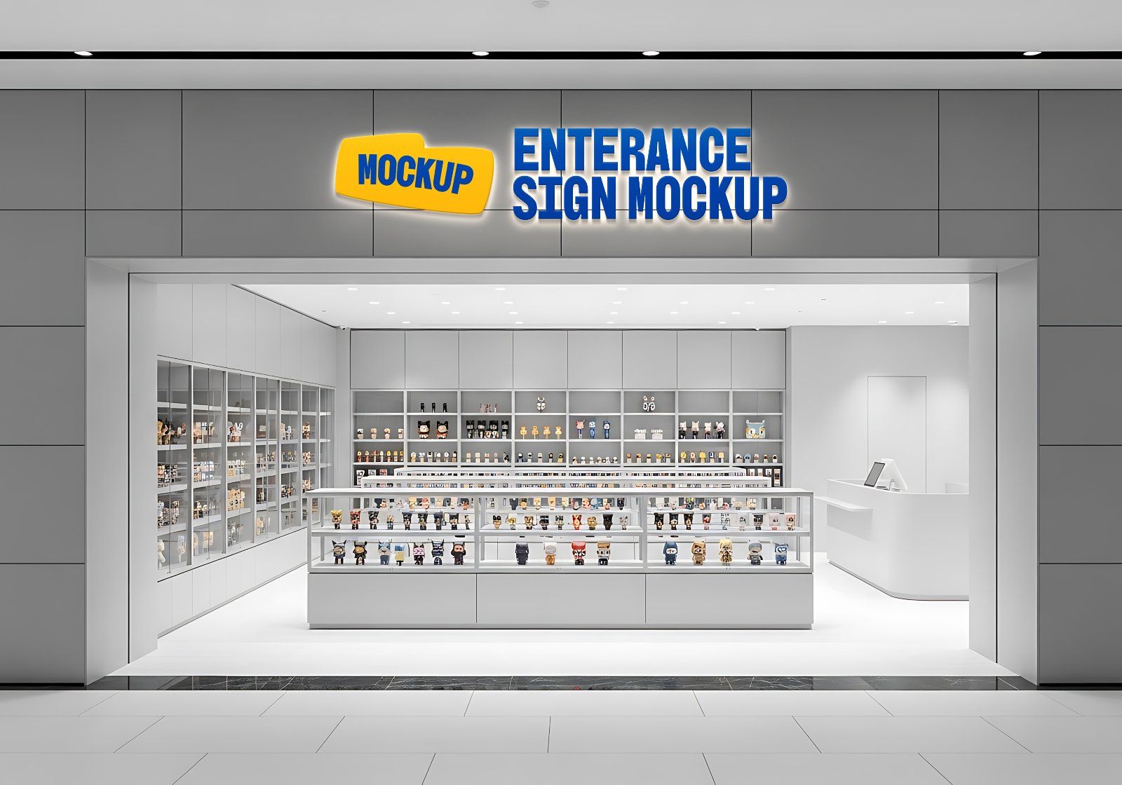 Premium Branding Toys Store Mockup