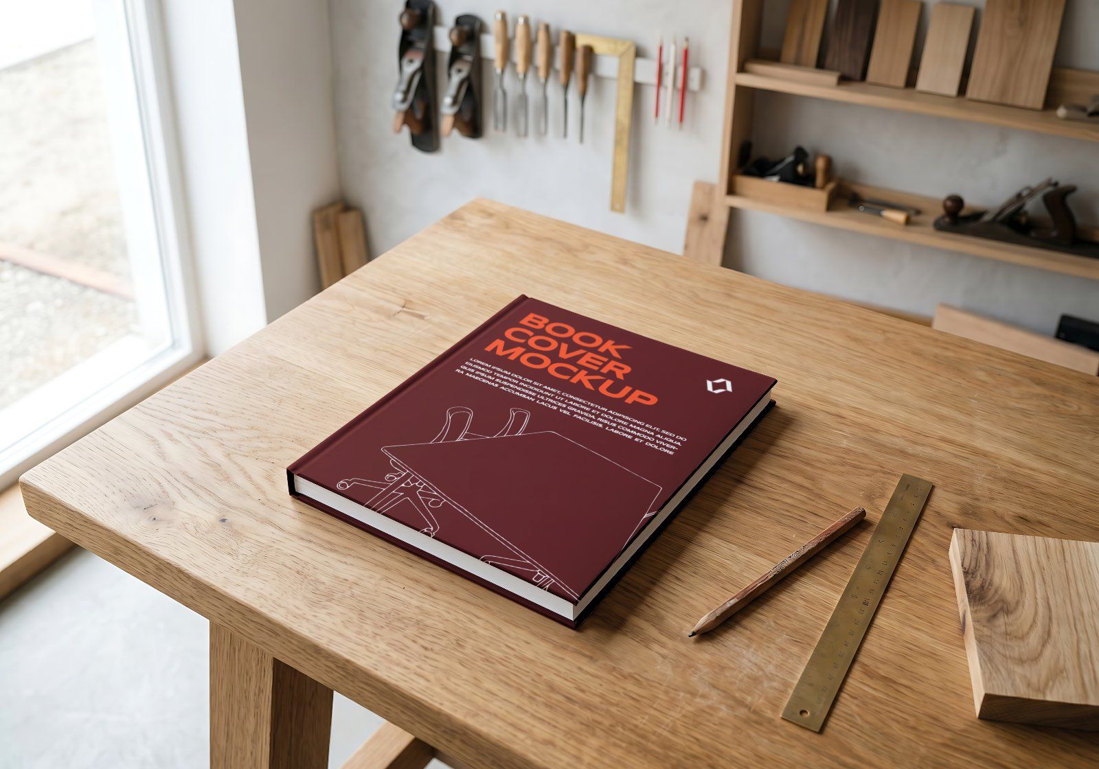 Ultimate Branding Carpenter Mockup Bundle – 15 Premium PSD Scenes for Woodworking & Industrial Ident
