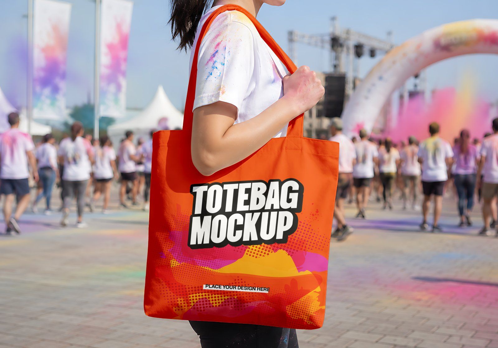 Premium Color Run Event Mockup Bundle – 15 Dynamic PSD Scenes for Sports Festival & Marathon Brandin