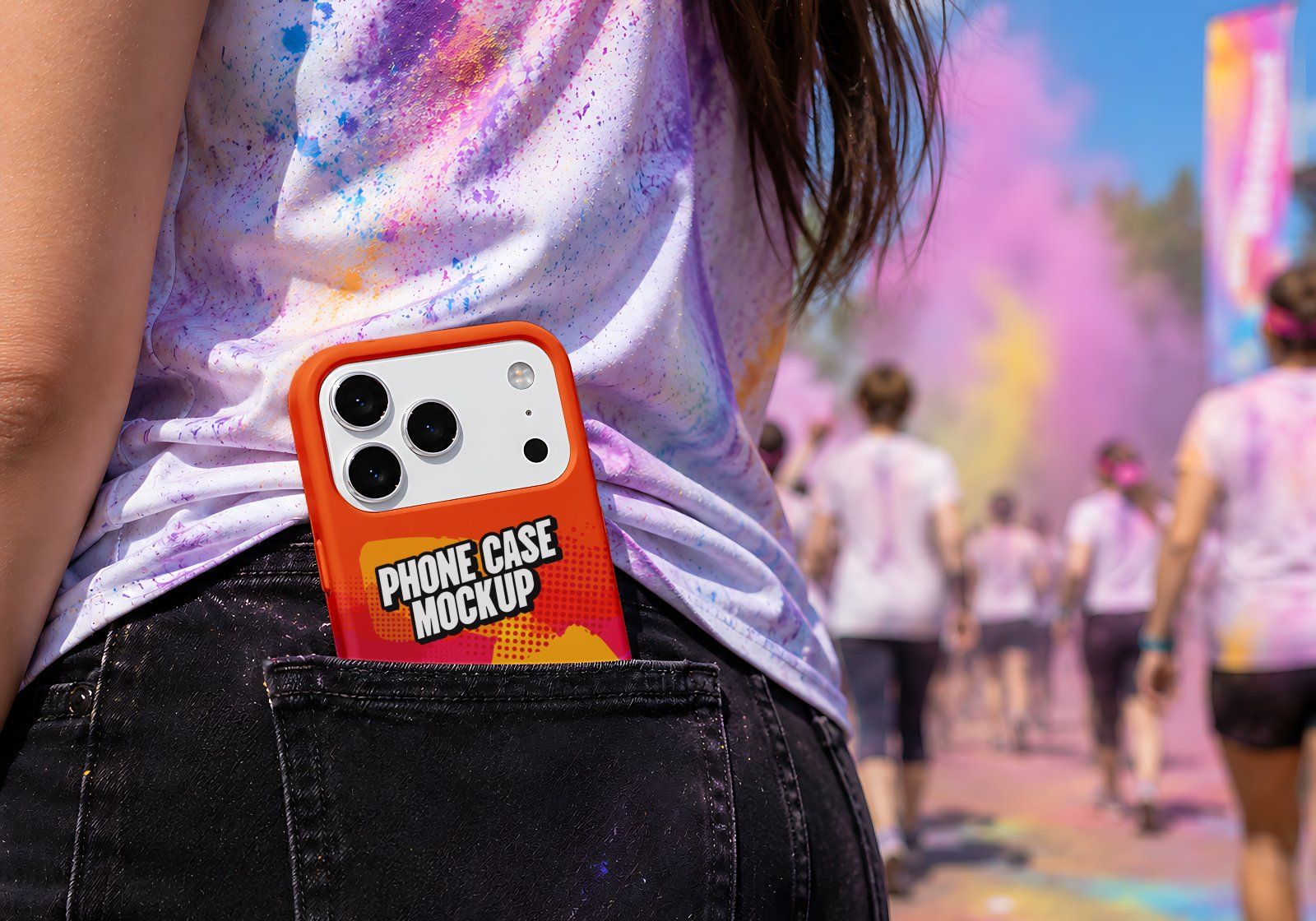 Premium Color Run Event Mockup Bundle – 15 Dynamic PSD Scenes for Sports Festival & Marathon Brandin