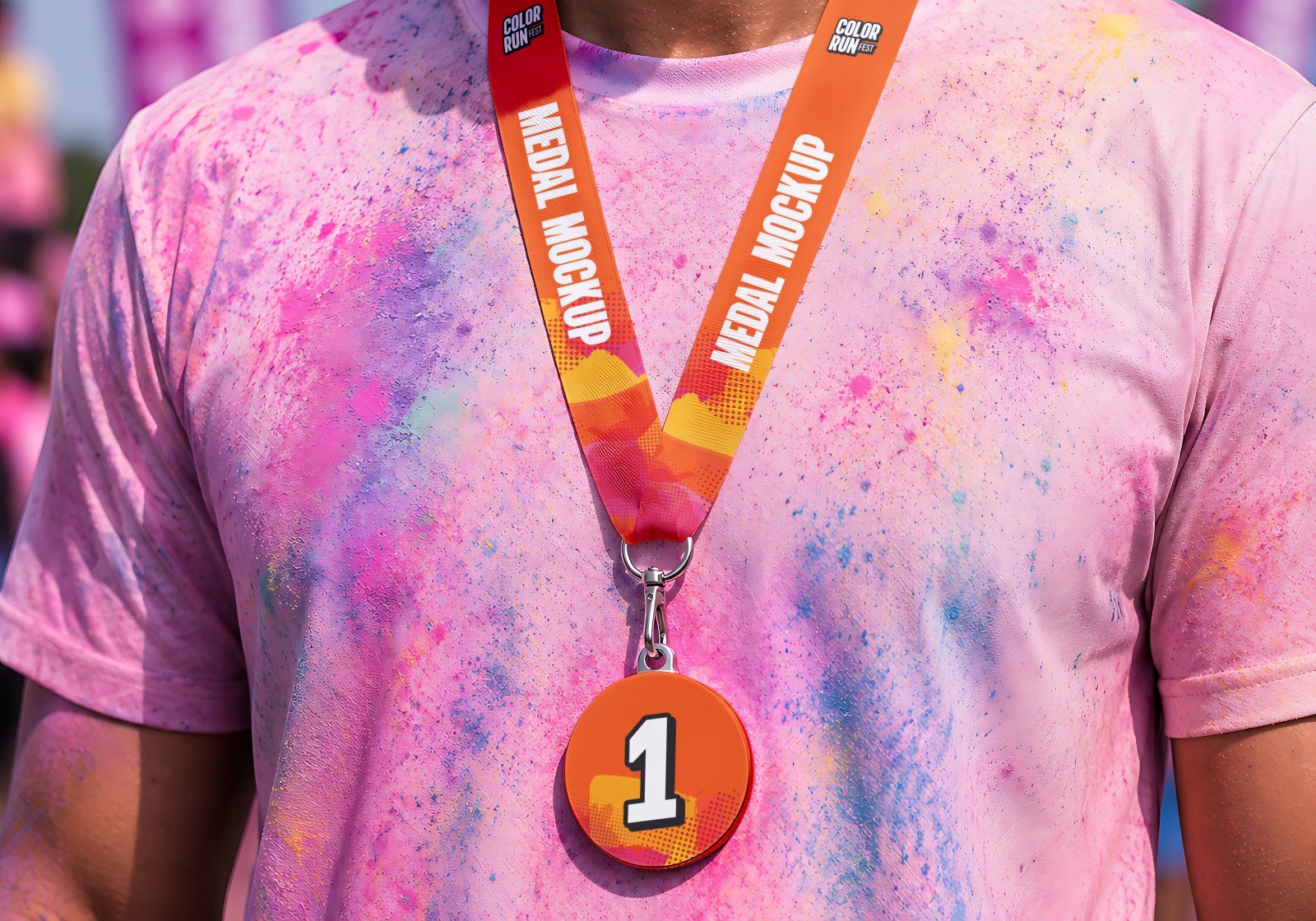 Premium Color Run Event Mockup Bundle – 15 Dynamic PSD Scenes for Sports Festival & Marathon Brandin