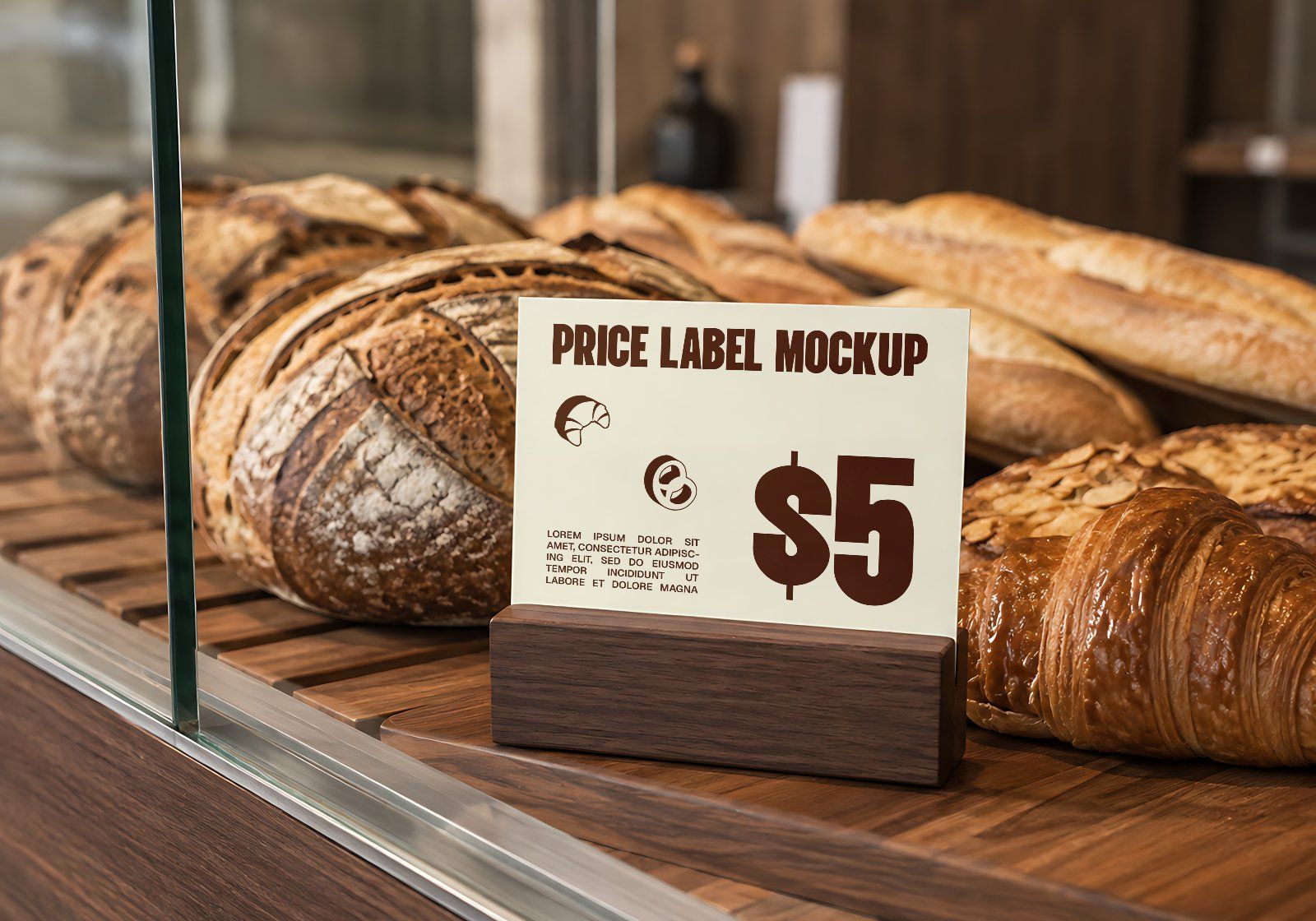 Premium Old Brown Bread Store Mockup — image 3