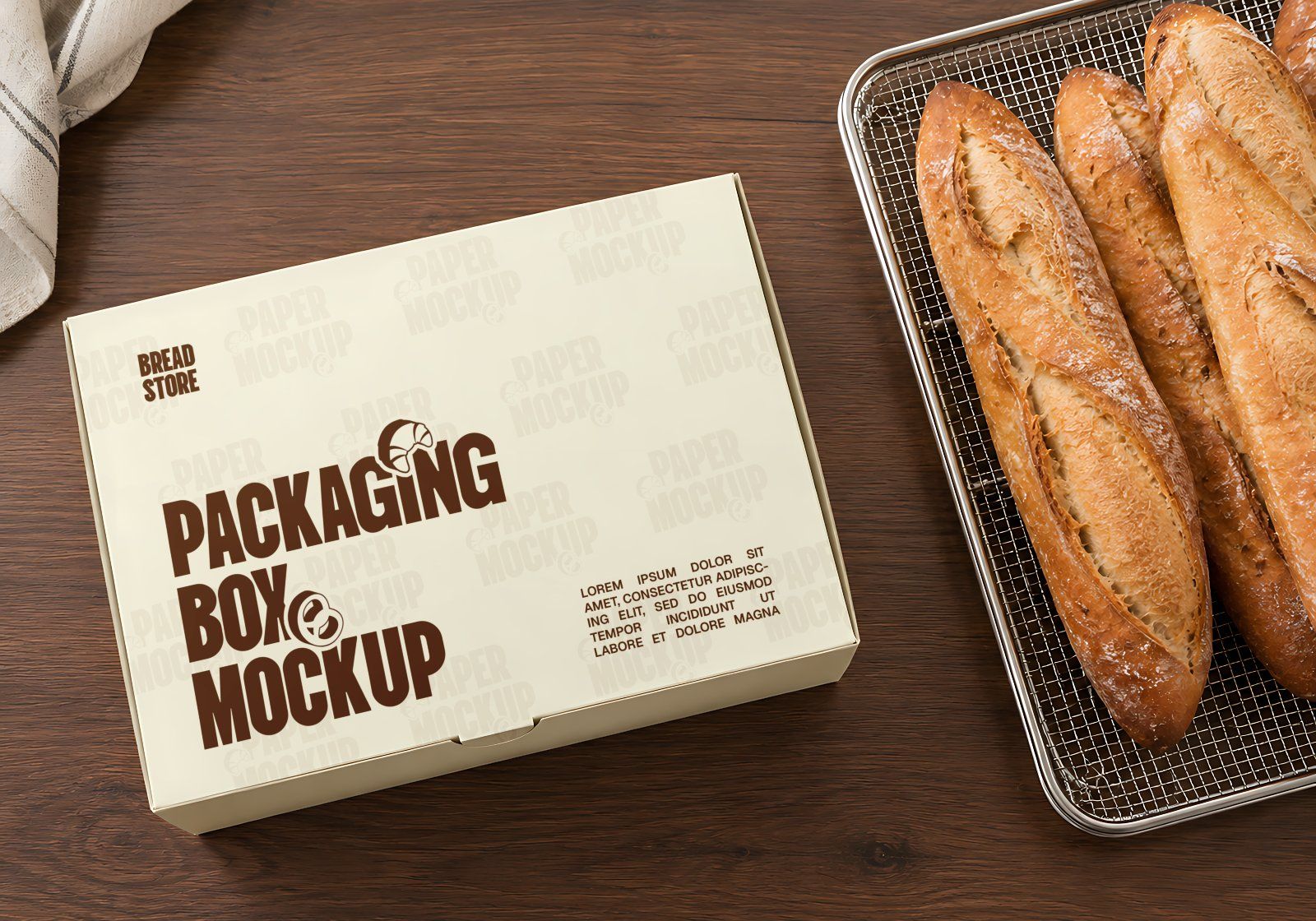 Premium Old Brown Bread Store Mockup — image 5
