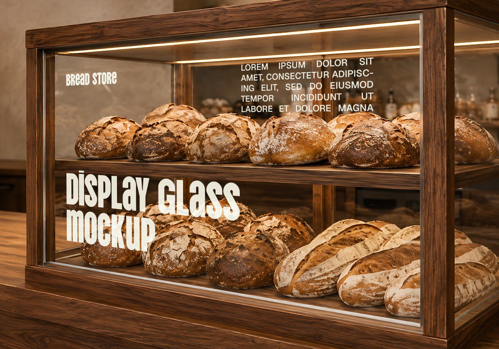 Premium Old Brown Bread Store Mockup — image 11