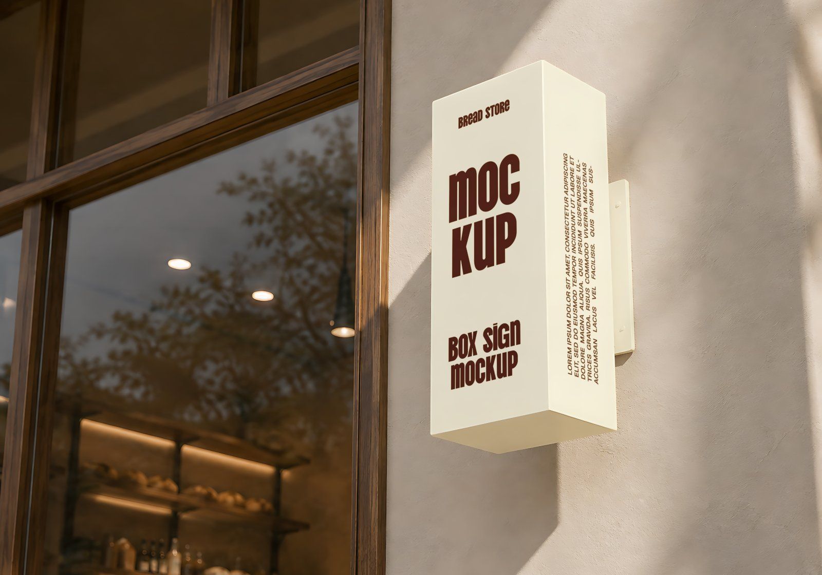 Premium Old Brown Bread Store Mockup — image 12