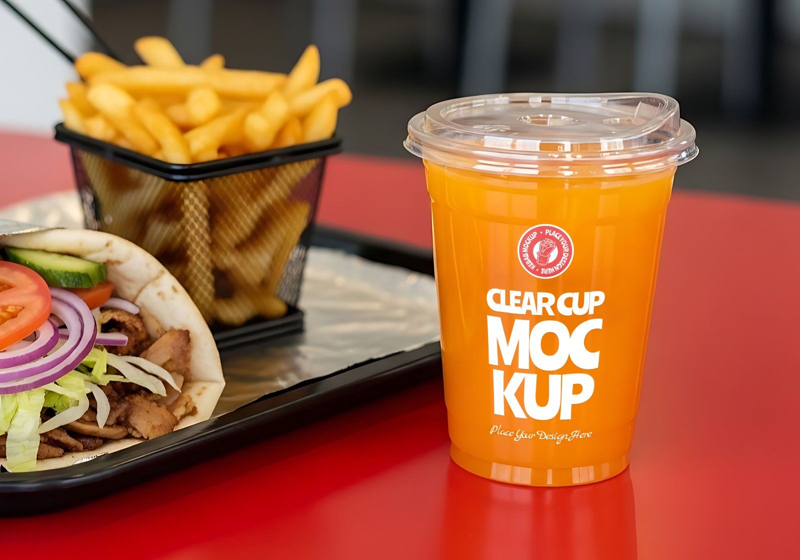 Premium Branding Kebab Mockup