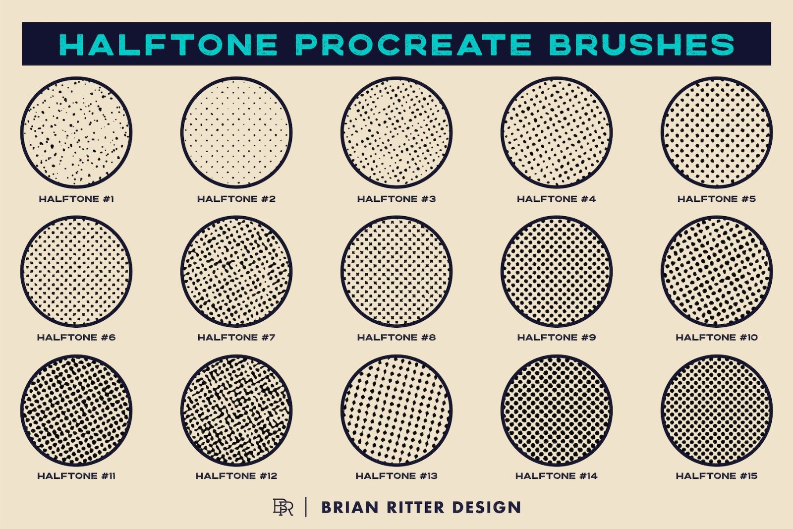 Halftone Procreate Brushes — image 5