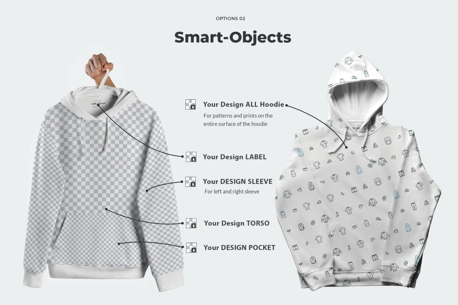 8 Mockups Hoodie