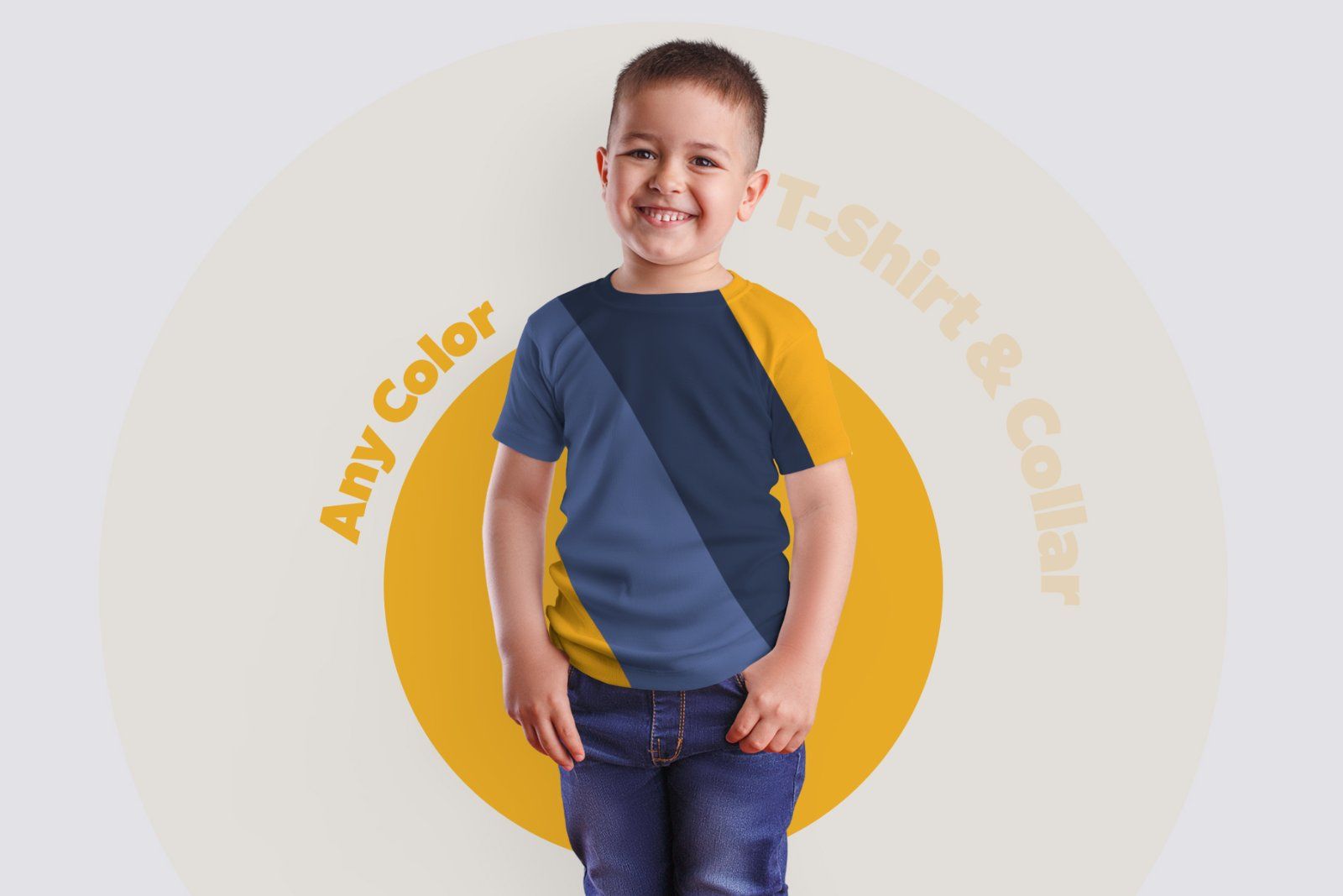 8 Mockups Kids Boy T-shirt
