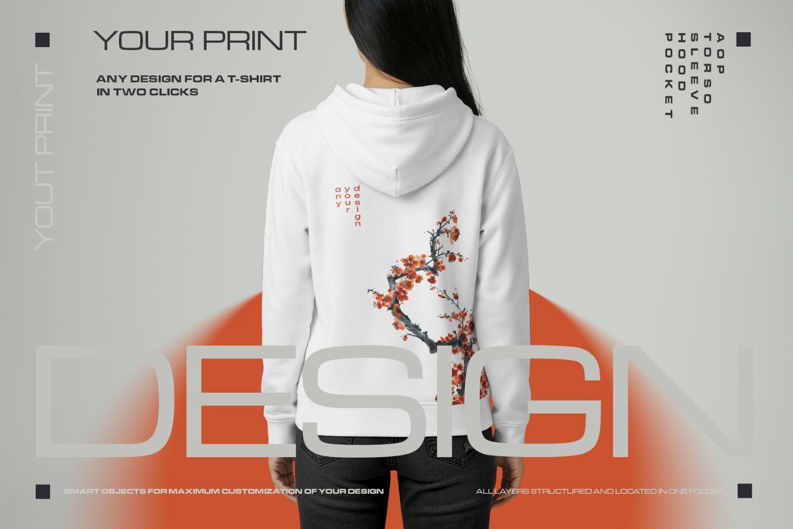 Women Hoodie Mockup Set Asian Model Studio. Generated Ai