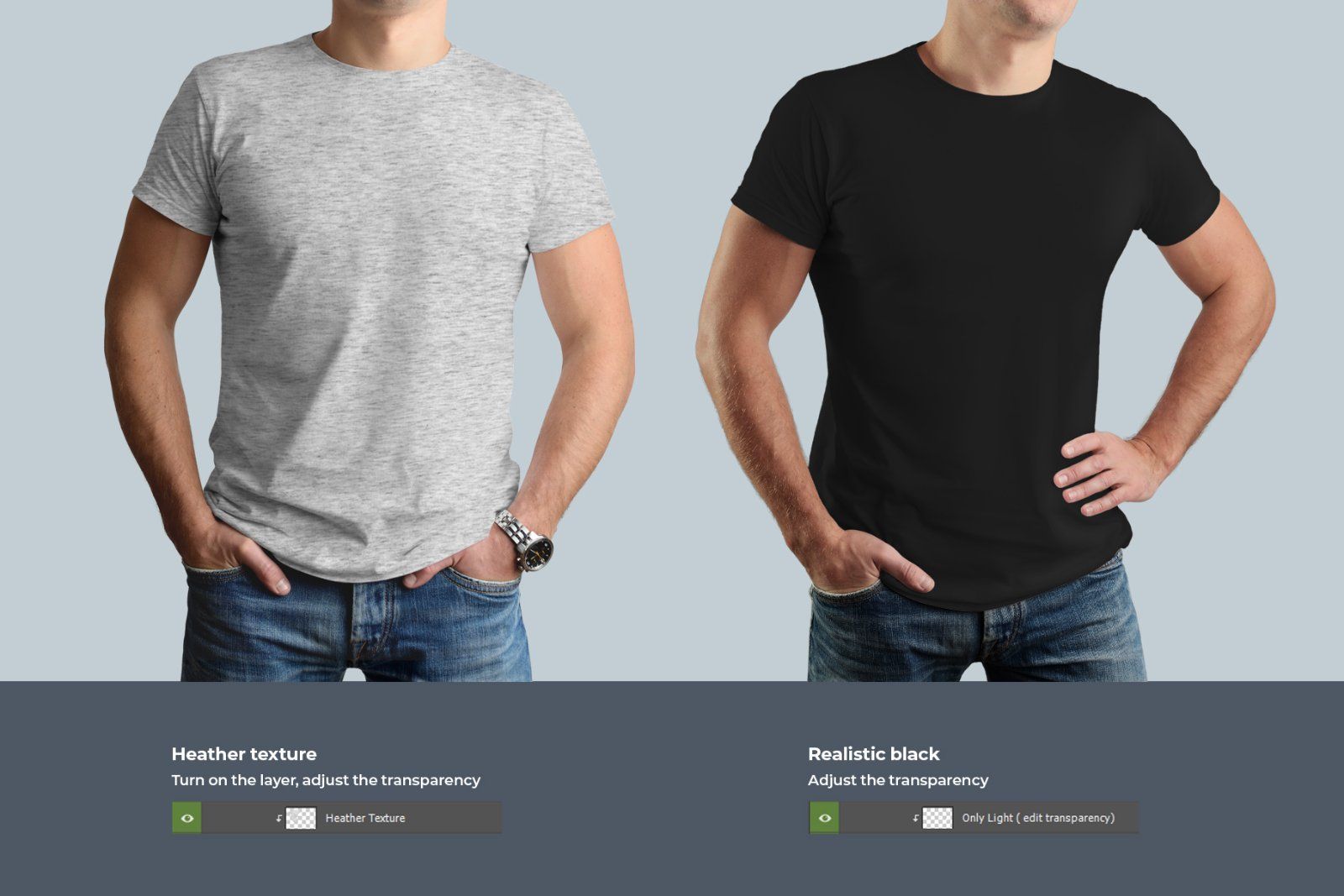 10 T-Shirt Men's Mockups