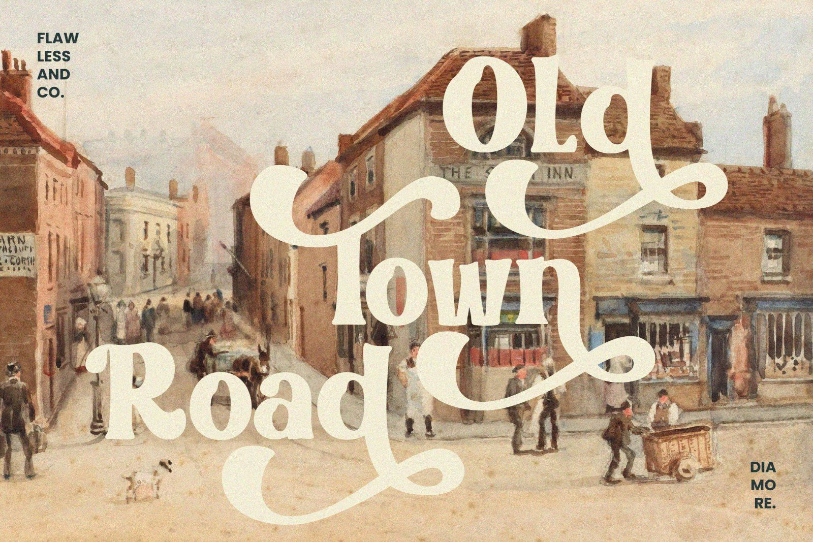Diamore - Stylish Retro Serif Font — image 4