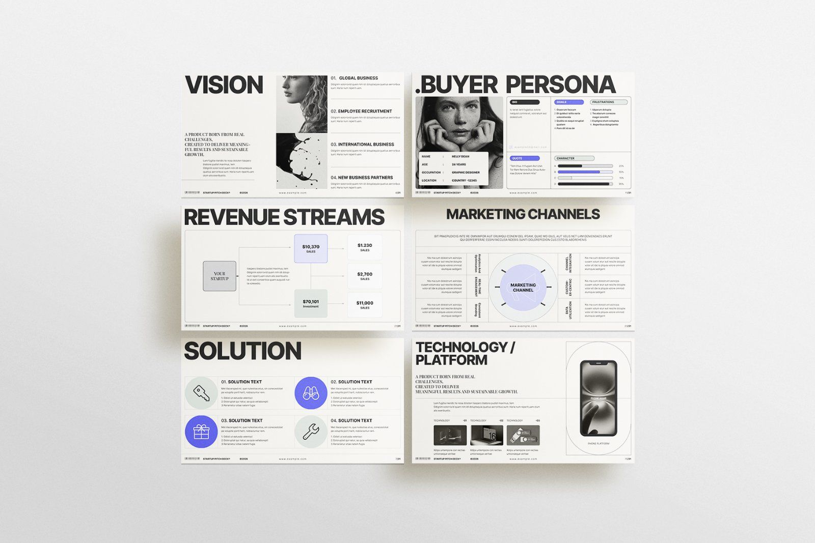 Startup Pitch Deck Presentation Template
