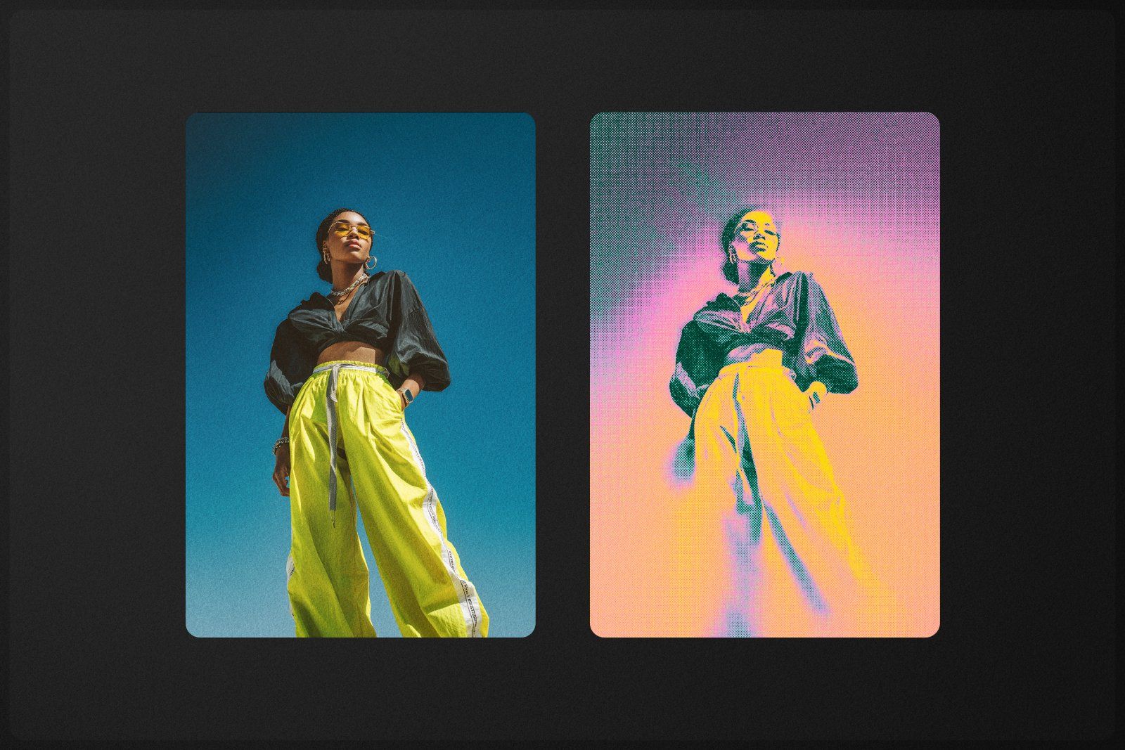 Grainy Halftone Effect