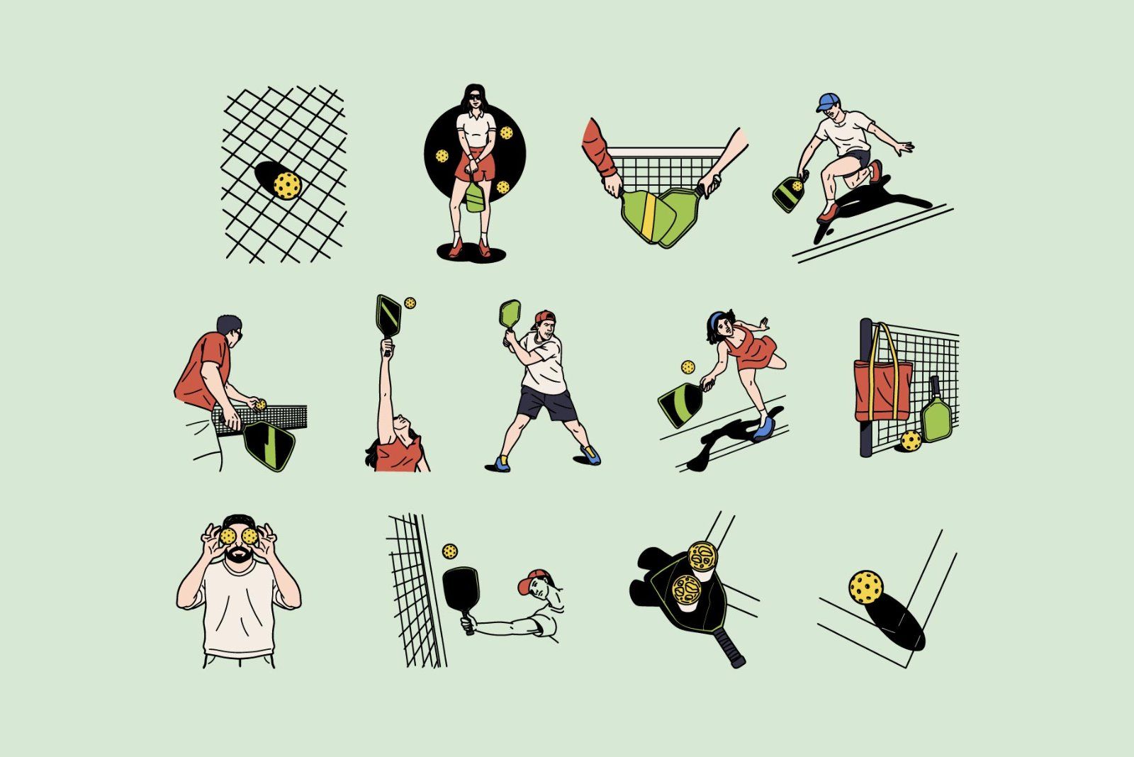 Retro Pickleball Graphic — image 5