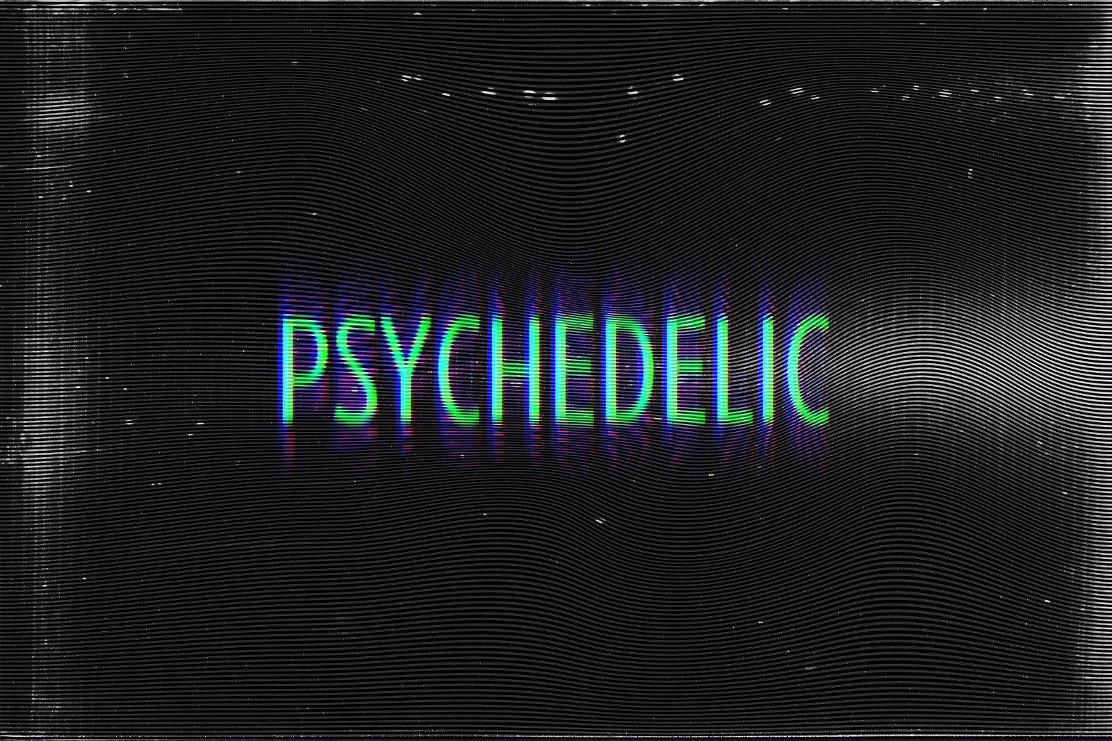 Dissolving Psychedelic Text Effect