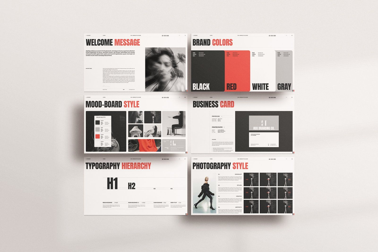 Brand Guidelines Presentation Design Template