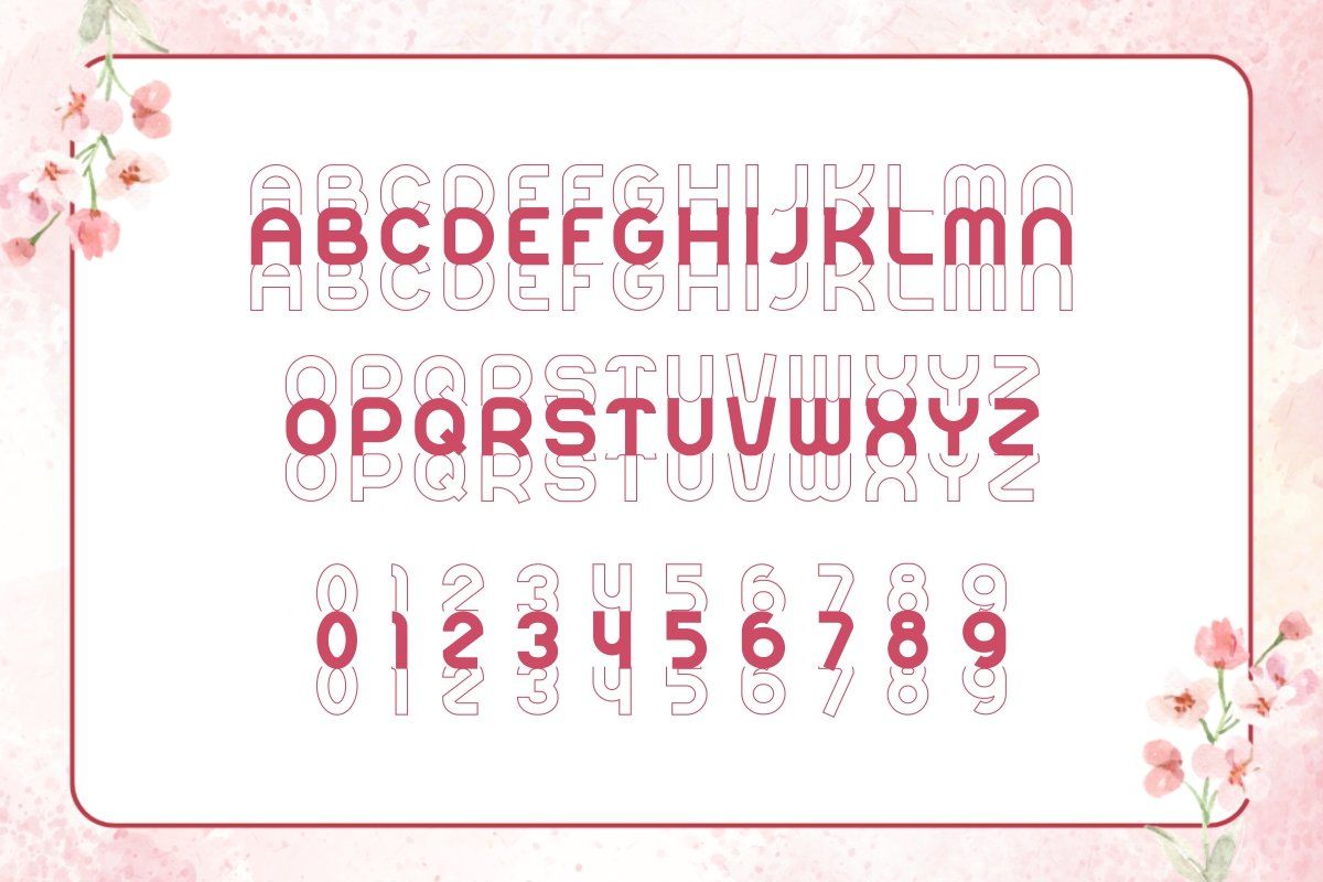Flowers - Cute Display Font — image 5