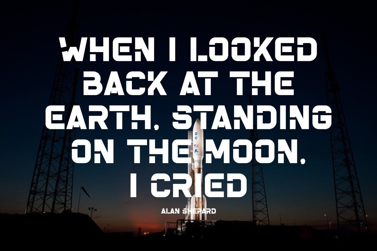 Space Night - Modern Futuristic Font — image 5