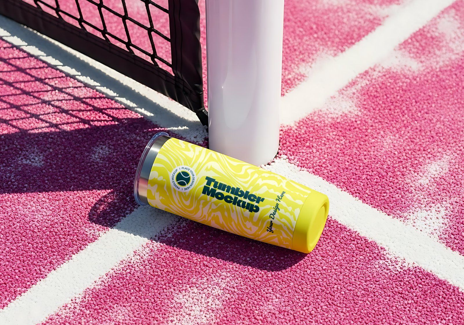 Premium Branding Pink Paddle Mockup