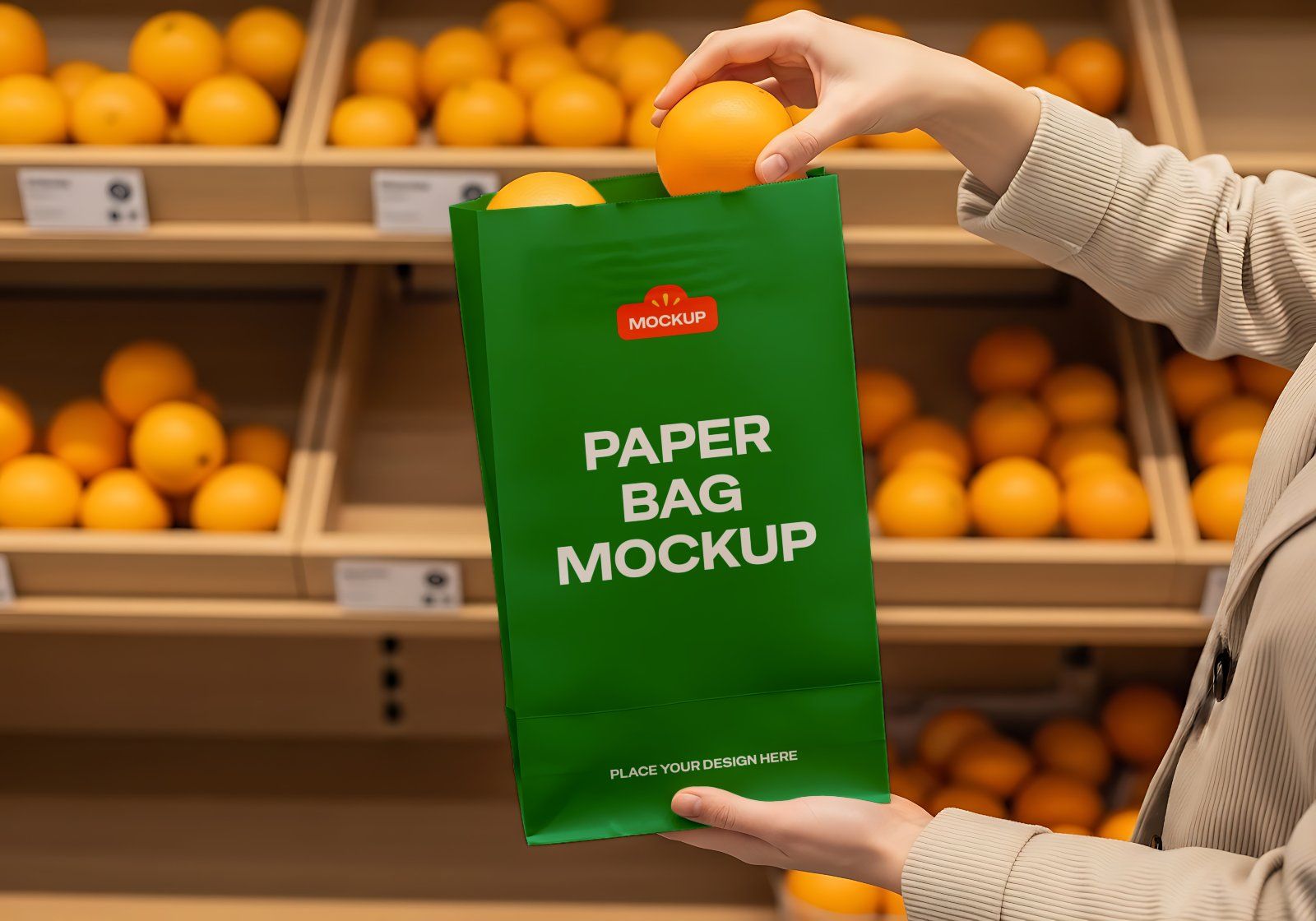 Premium Branding Big Supermarket Mockup