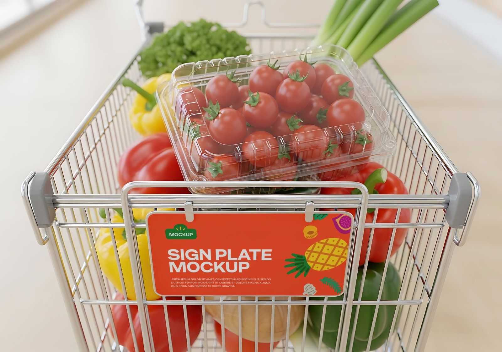 Premium Branding Big Supermarket Mockup