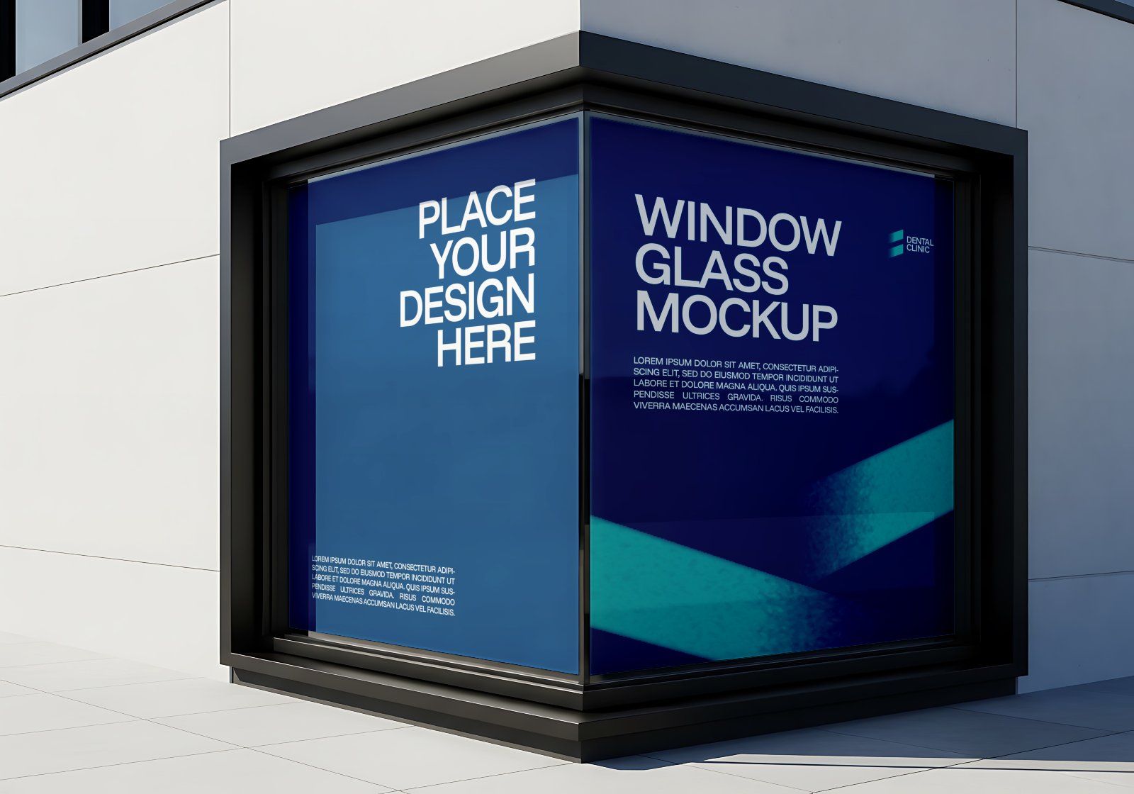 Premium Branding Blue Dental Care Mockup