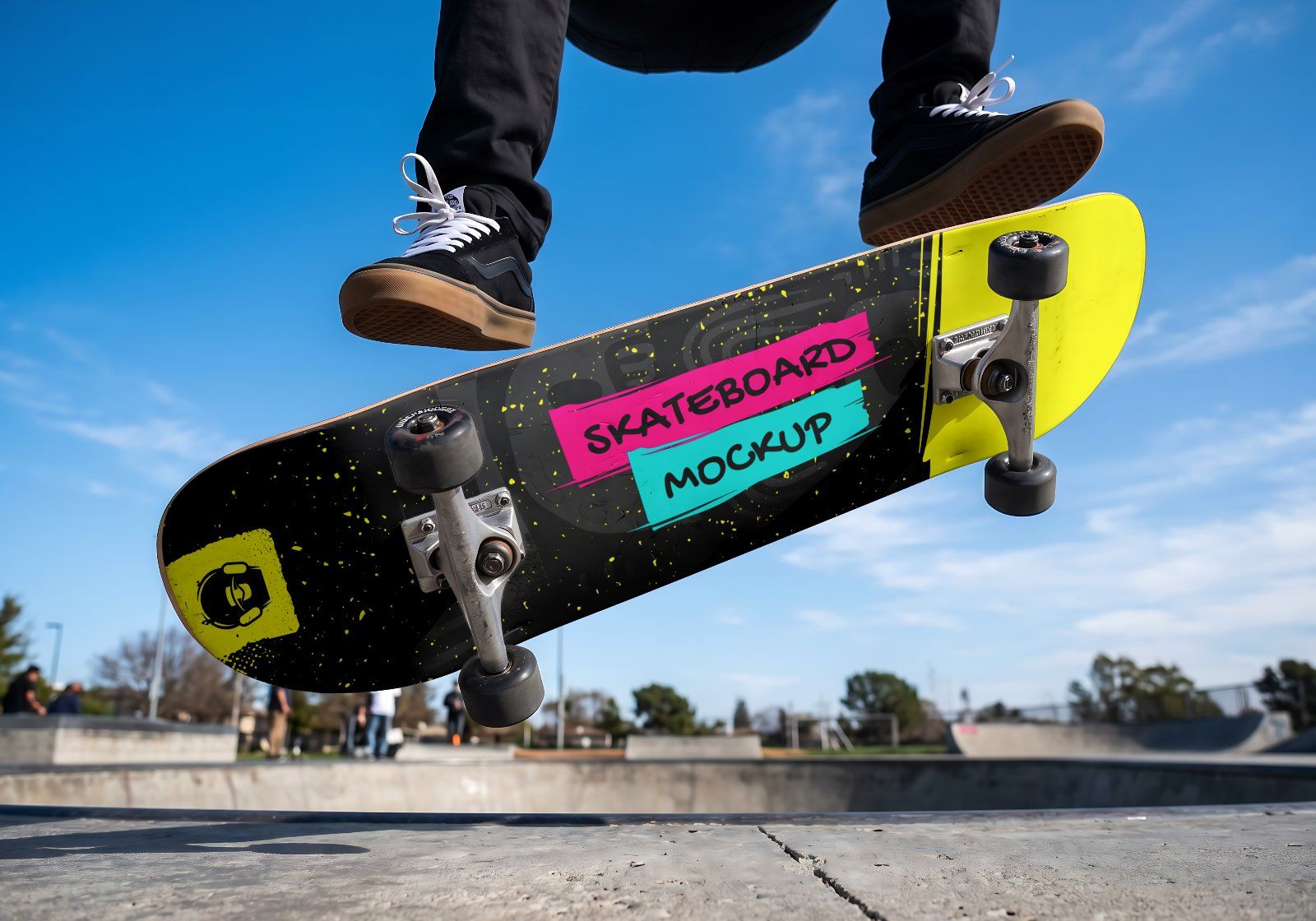 Ultimate Skateboard Branding Mockup Bundle – 15 Premium PSD Scenes for Urban Streetwear & Skate Cult
