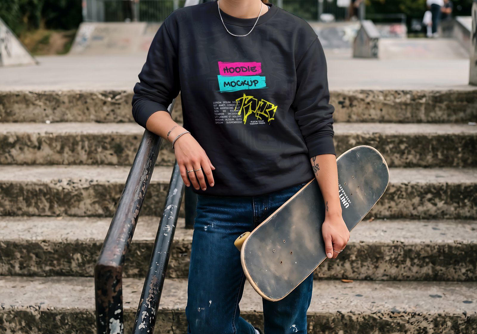 Ultimate Skateboard Branding Mockup Bundle – 15 Premium PSD Scenes for Urban Streetwear & Skate Cult