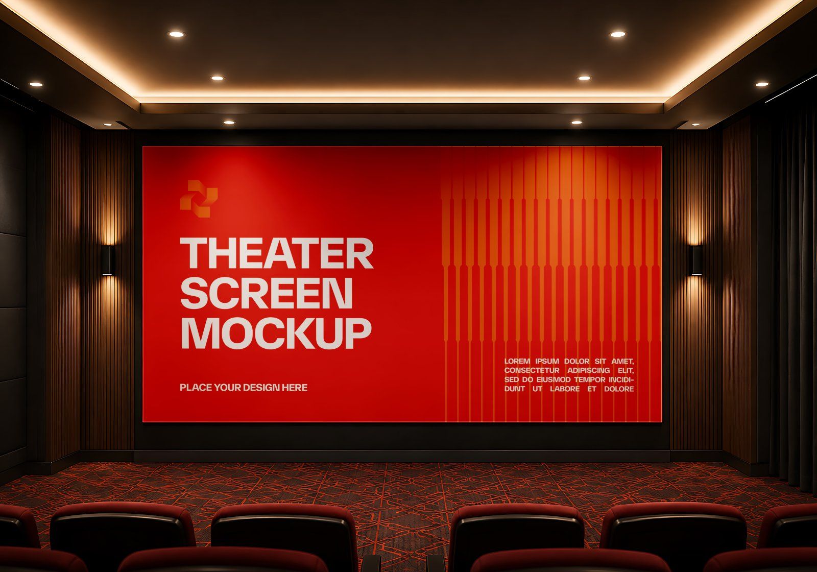 Premium Cinema Branding Mockup Bundle – 15 Cinematic PSD Scenes for Theater, Movie & Entertainment I
