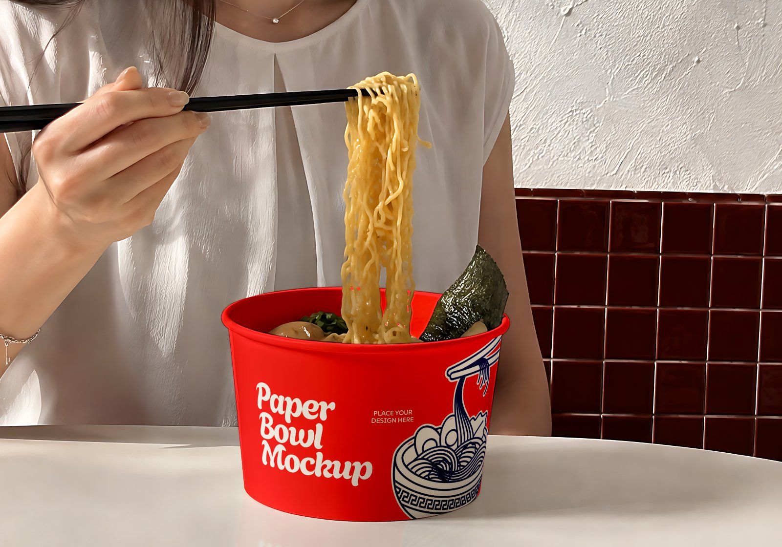Premium Branding Spicy Ramen Store Mockup — image 2