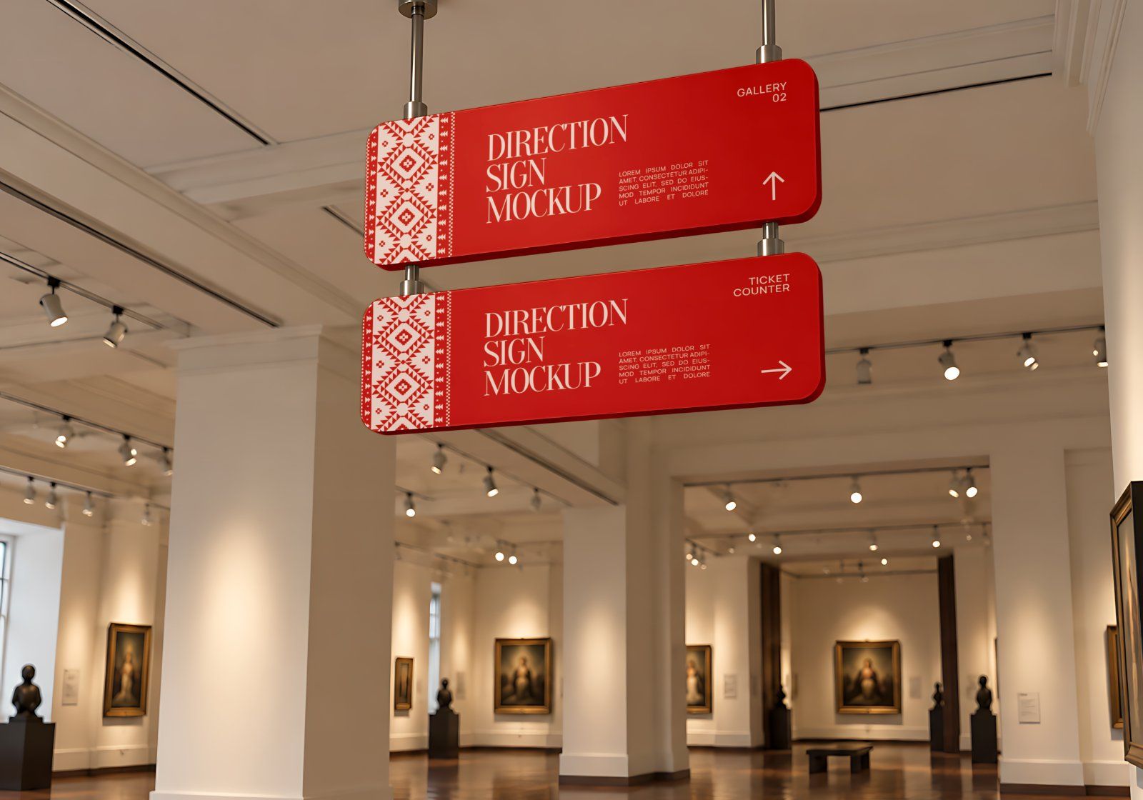 Museum & Exhibition Brand Identity - Art Gallery & Historical Museum Branding Mockup Pack (15 PSD) — image 6