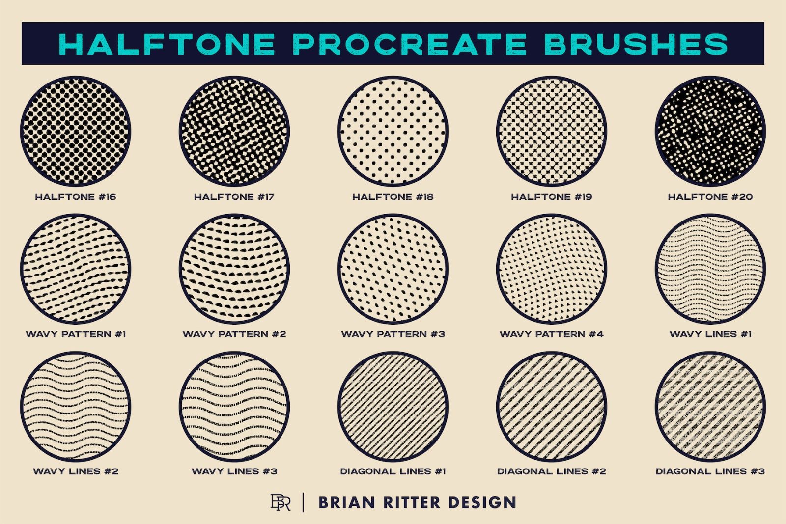 Halftone Procreate Brushes — image 6