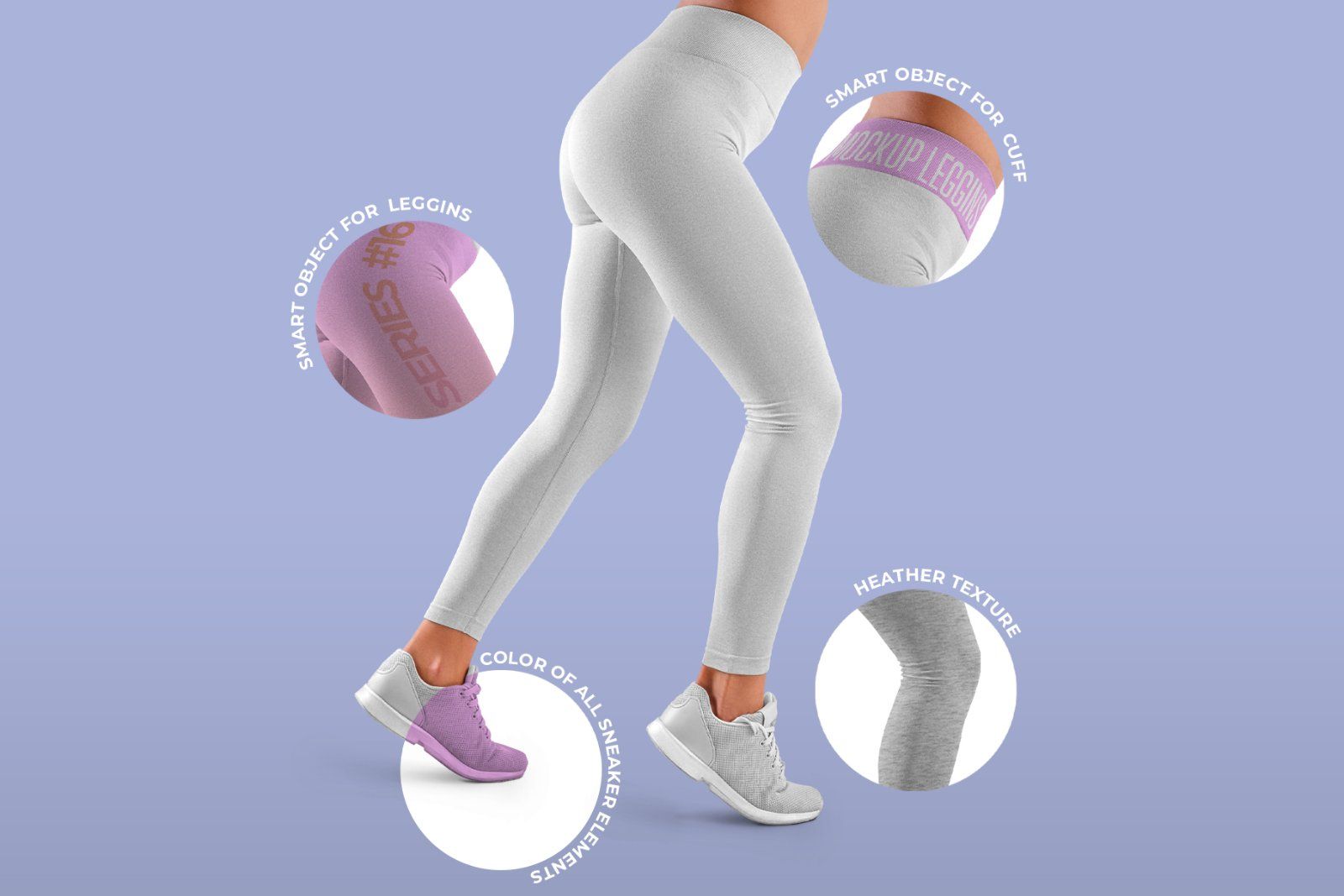 8 Mockups Women Leggins