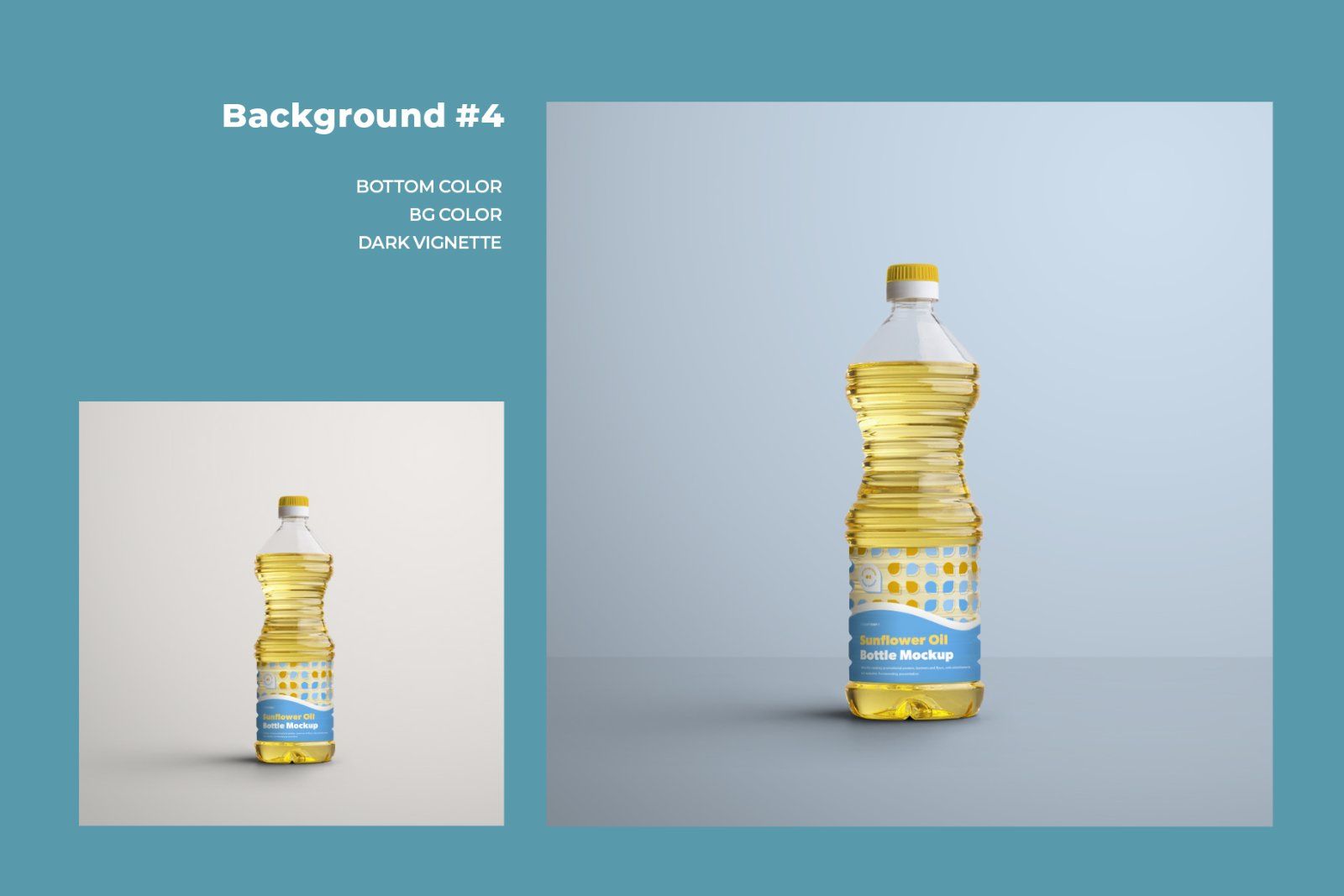 5 Mockups Plastic Sunflower Oil Bottles — image 5