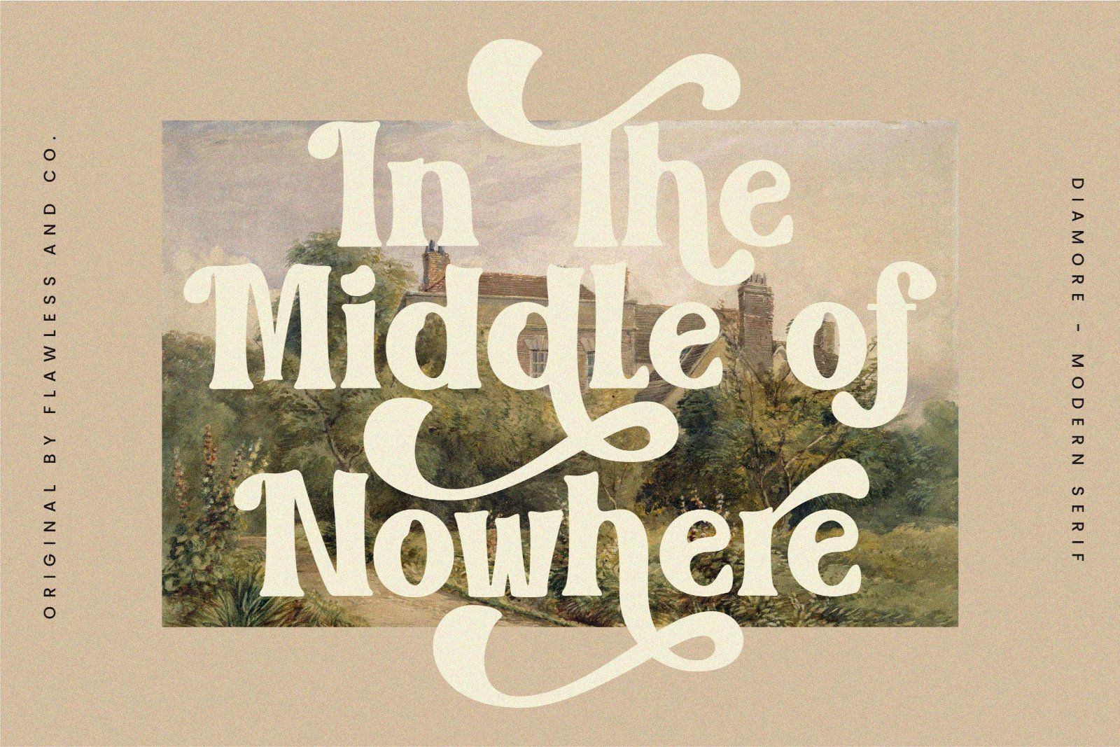 Diamore - Stylish Retro Serif Font — image 3
