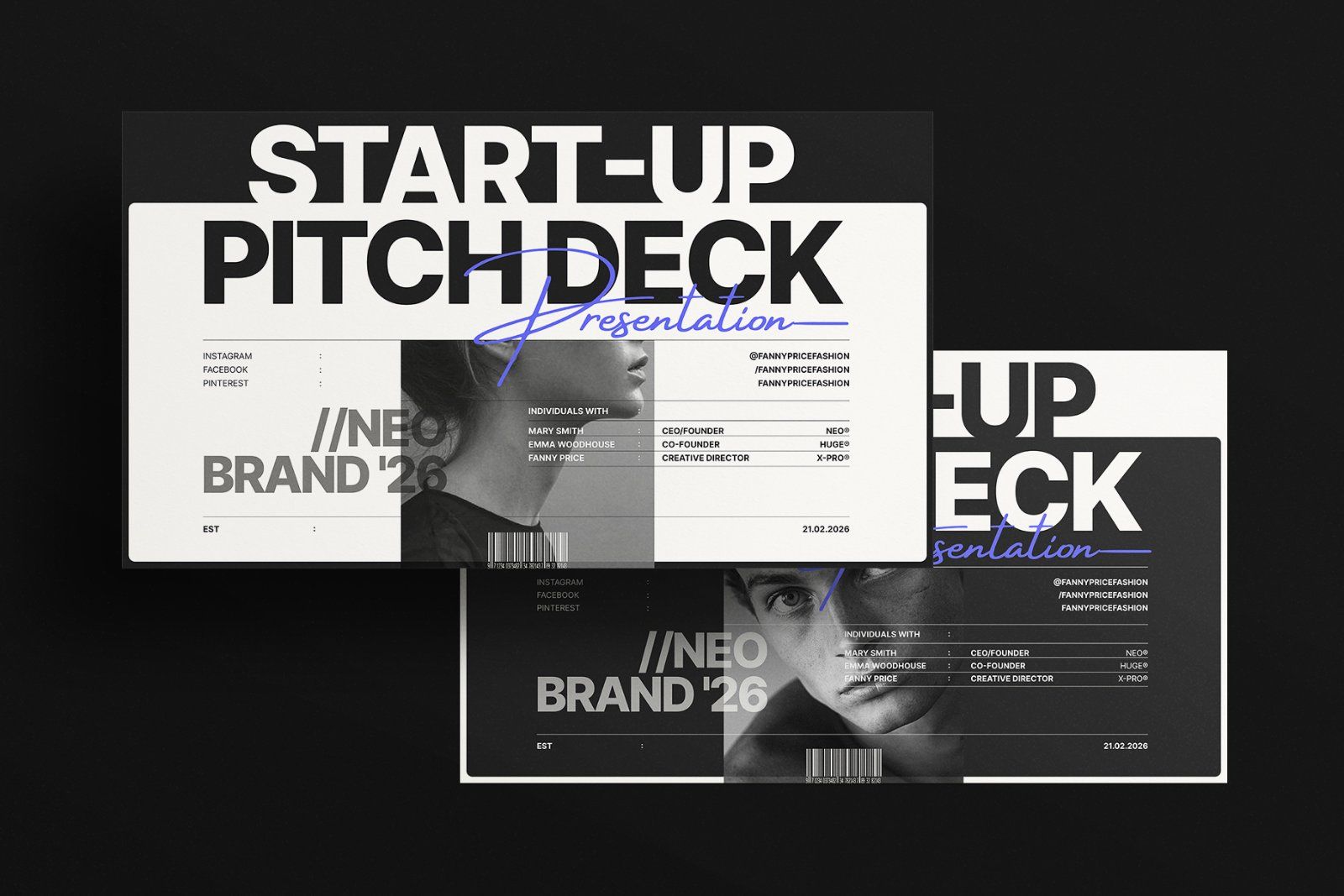 Startup Pitch Deck Presentation Template