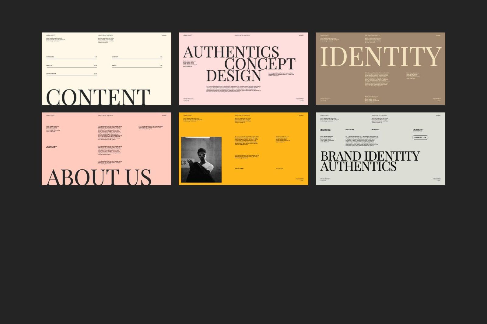 Roberto - Brand Identity Google Slides