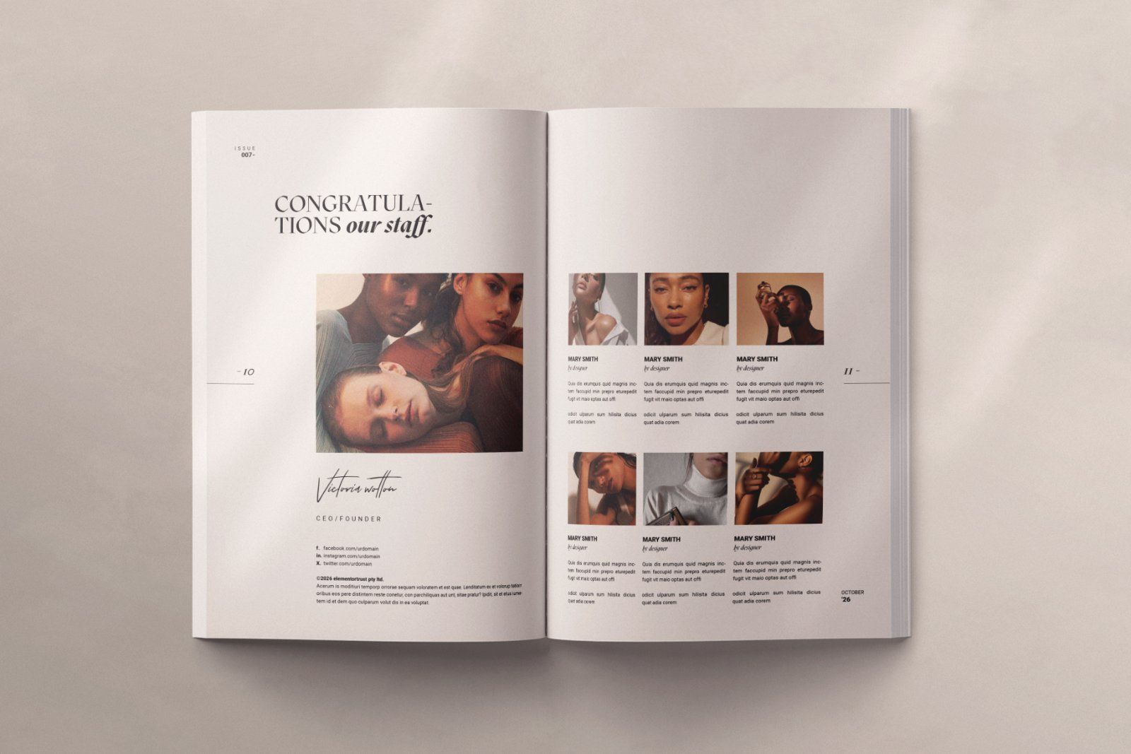 The Life Style Magazine Template