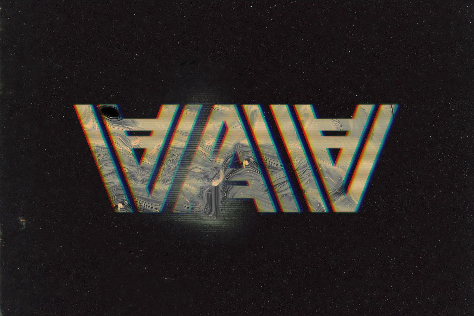 Neon Blurry Text Effect