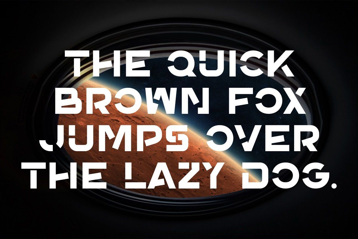 Space Broke - Modern Futuristic Font — image 6