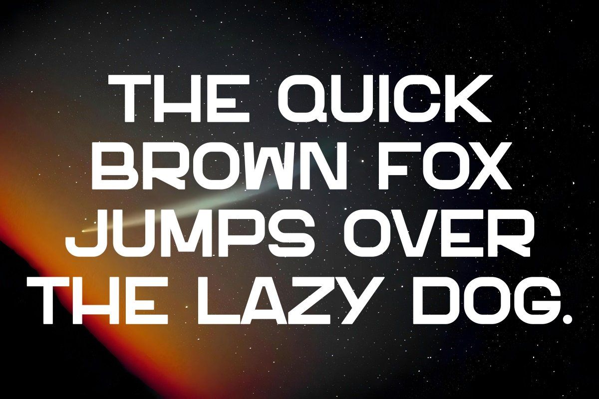 Space Comet - Modern Sans Font — image 6