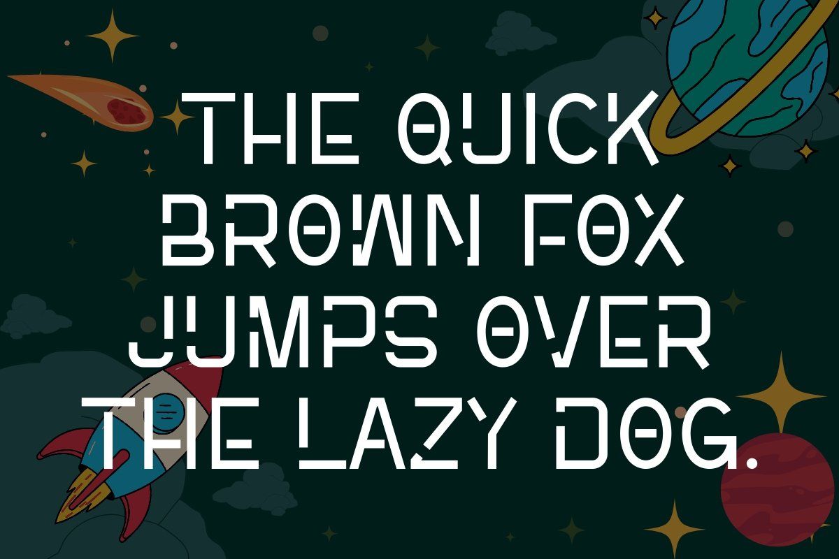 Space Grinch - Futuristic Display Font